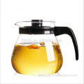 Clear Heat Resistant Borosilicate Glass Teapot & Infuser for loose tea or display tea